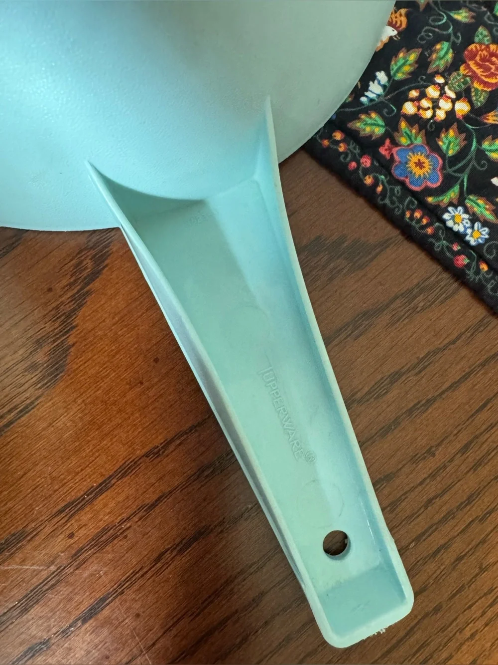 Vintage Tupperware 1523-3 Aqua Blue Green Strainer/Colander Kitchen Turquoise